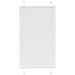 plisségardin Hvit 80x100 cm Stoff Bredde 79,4 cm Polyester