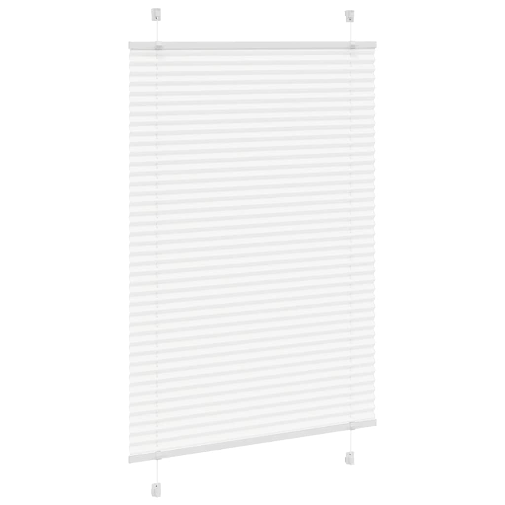 plisségardin Hvit 90x100 cm Stoff Bredde 89,4 cm Polyester