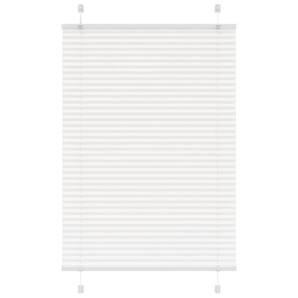 plisségardin Hvit 95x100 cm Stoff Bredde 94,4 cm Polyester