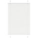 plisségardin Hvit 100x100 cm Stoff Bredde 99,4 cm Polyester