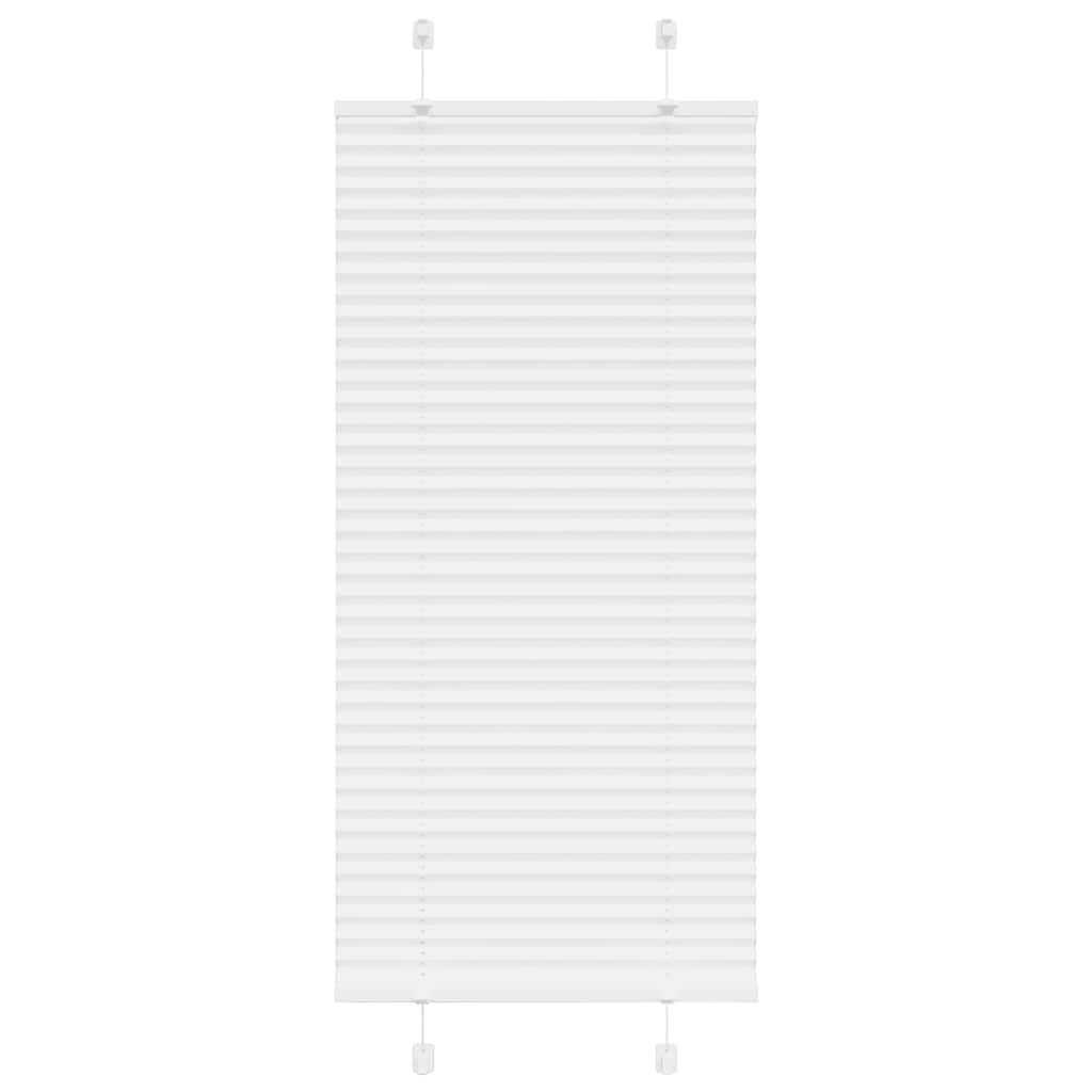 plisségardin Hvit 55x150 cm Stoff Bredde 54,4 cm Polyester