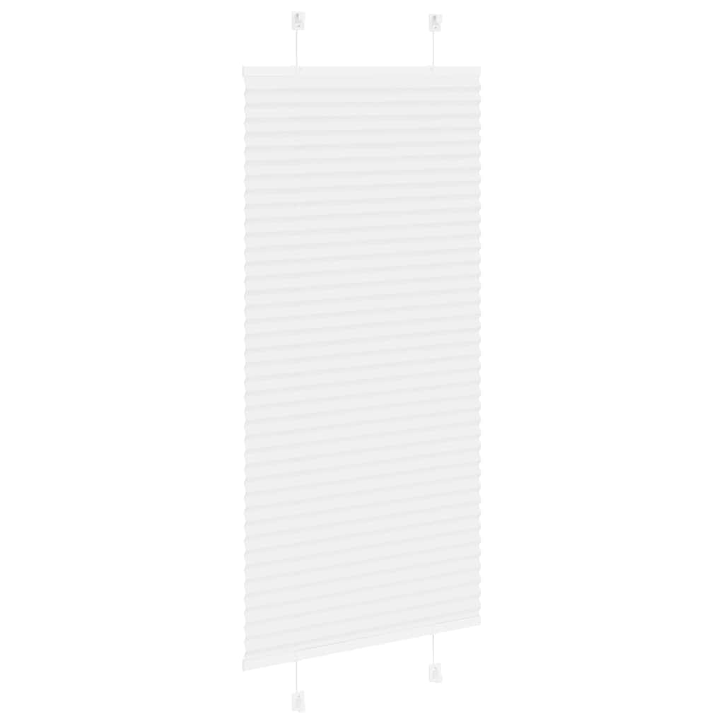 plisségardin Hvit 55x150 cm Stoff Bredde 54,4 cm Polyester