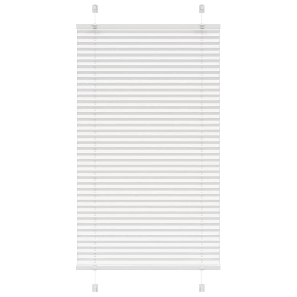 plisségardin Hvit 70x150 cm Stoff Bredde 69,4 cm Polyester