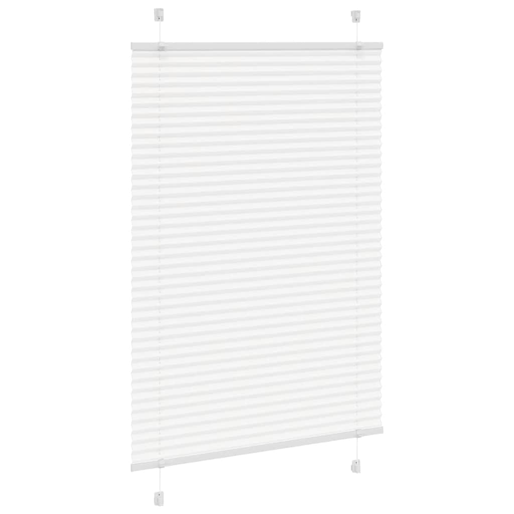 plisségardin Hvit 90x150 cm Stoff Bredde 89,4 cm Polyester