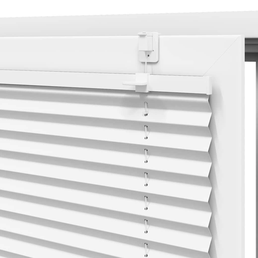 plisségardin Hvit 95x150 cm Stoff Bredde 94,4 cm Polyester