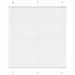plisségardin Hvit 120x150 cm Stoff Bredde 119,4 cm Polyester vidaXL