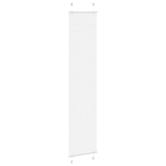 plisségardin Hvit 40x200 cm Stoff Bredde 39,4 cm Polyester