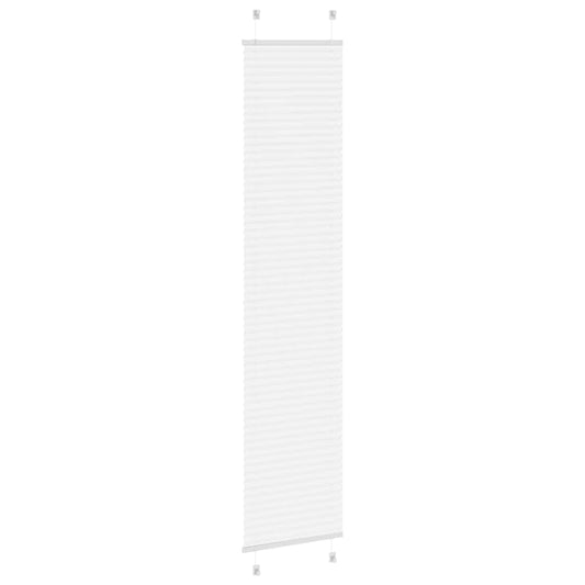 plisségardin Hvit 40x200 cm Stoff Bredde 39,4 cm Polyester