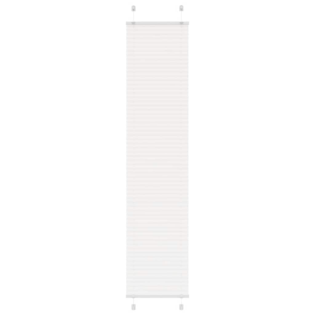 plisségardin Hvit 45x200 cm Stoff Bredde 44,4 cm Polyester