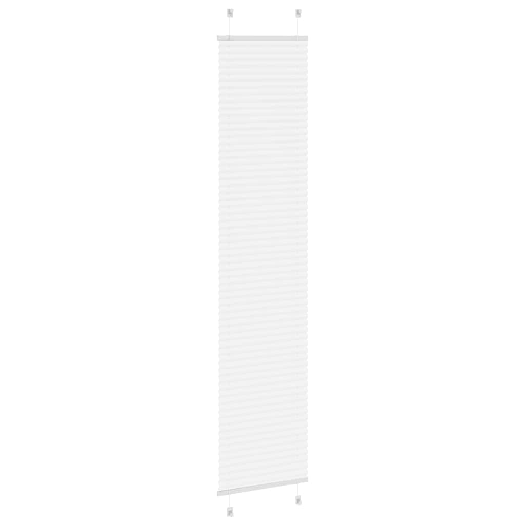plisségardin Hvit 45x200 cm Stoff Bredde 44,4 cm Polyester