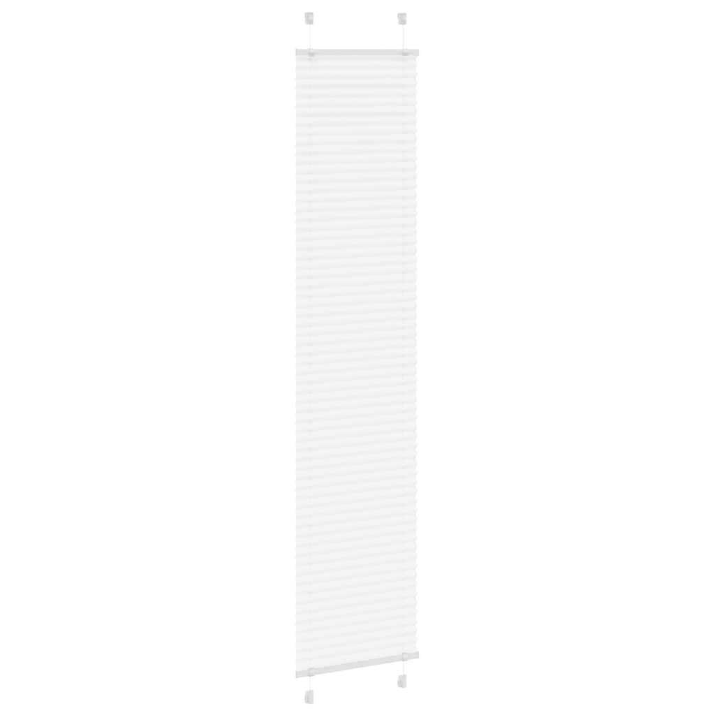plisségardin Hvit 50x200 cm Stoff Bredde 49,4 cm Polyester vidaXL