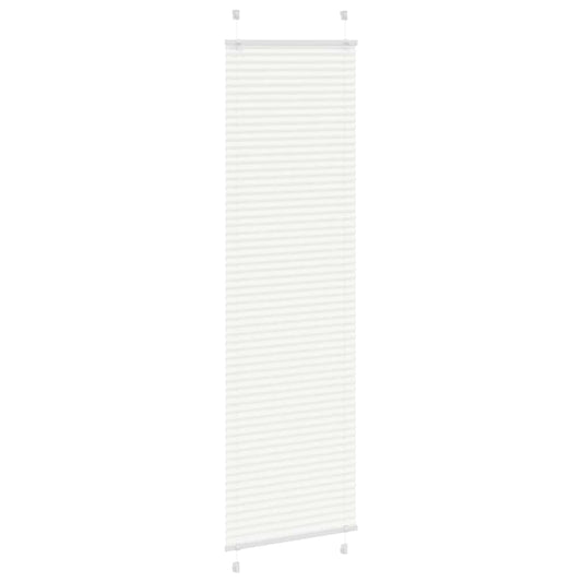 plisségardin Hvit 60x200 cm Stoff Bredde 59,4 cm Polyester vidaXL