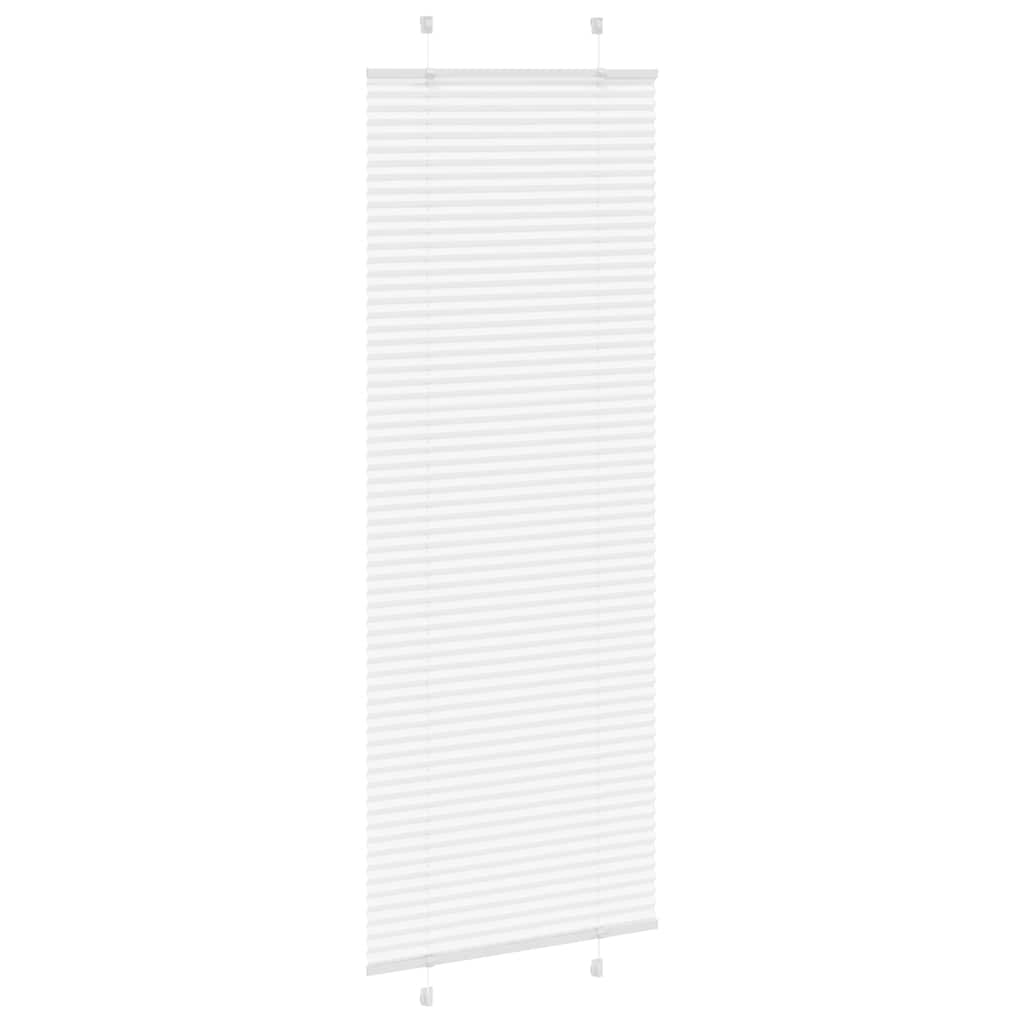 plisségardin Hvit 70x200 cm Stoff Bredde 69,4 cm Polyester vidaXL