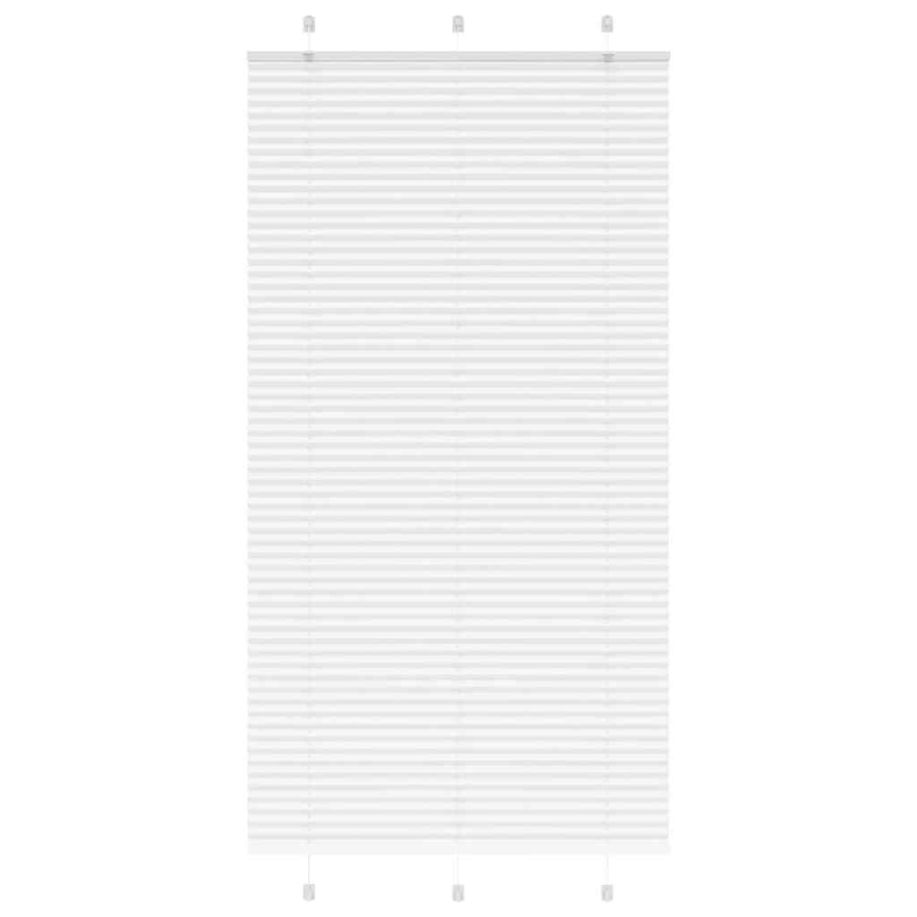 plisségardin Hvit 110x200 cm Stoff Bredde 109,4 cm Polyester