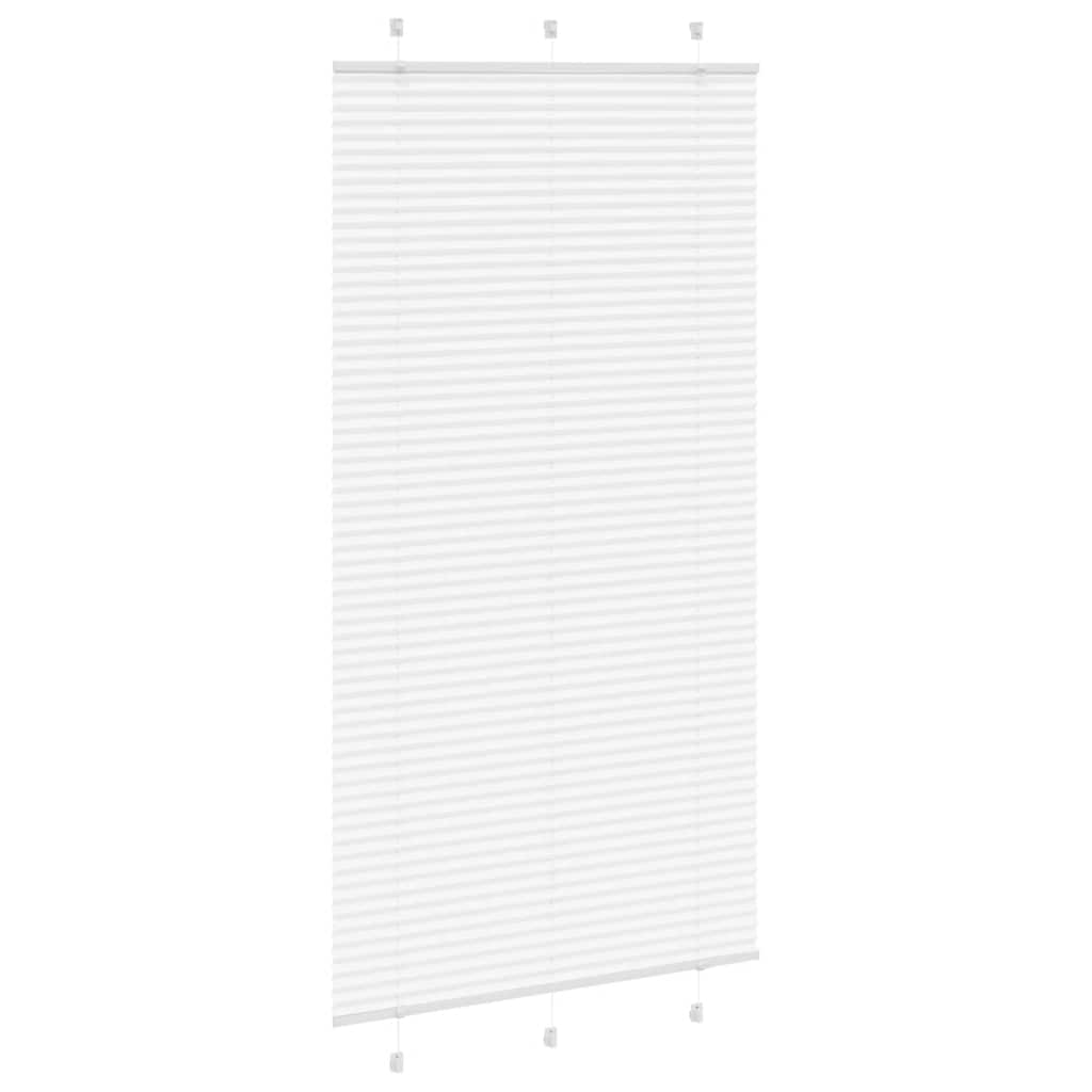 plisségardin Hvit 110x200 cm Stoff Bredde 109,4 cm Polyester
