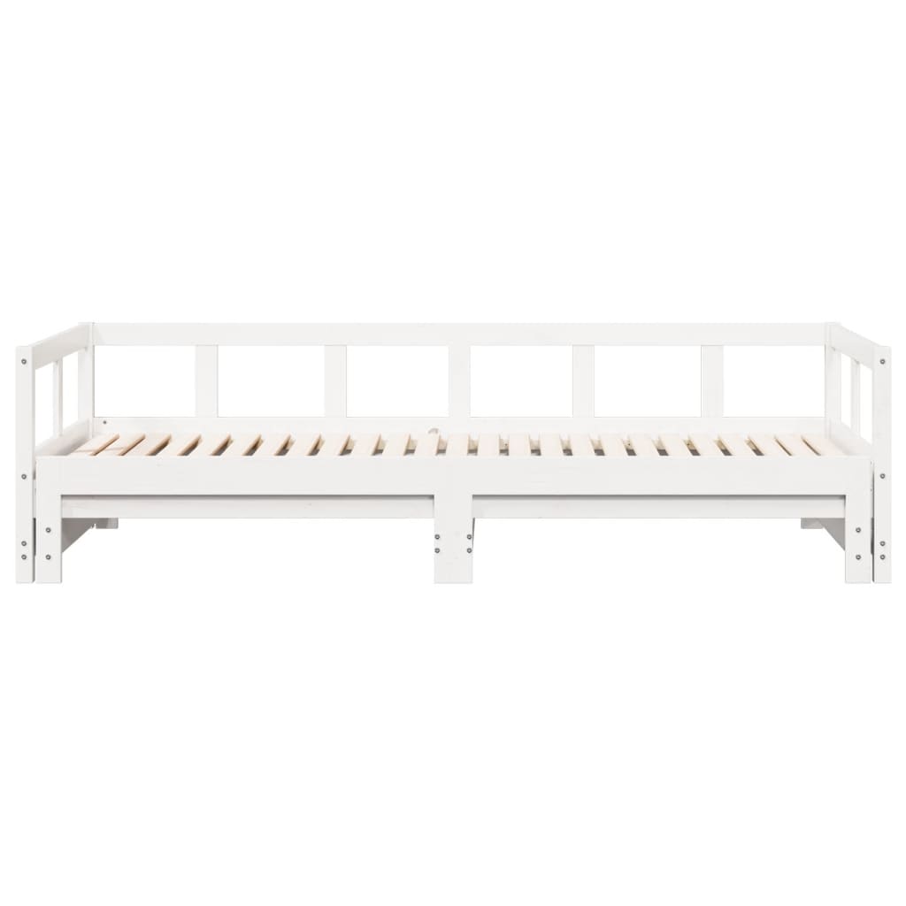 Dagseng uten madrass hvit 90x200 cm heltre furu