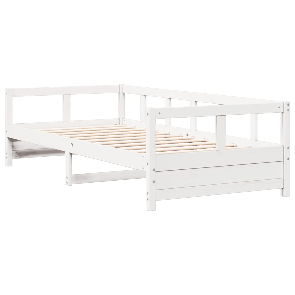 Dagseng uten madrass hvit 90x190 cm heltre furu