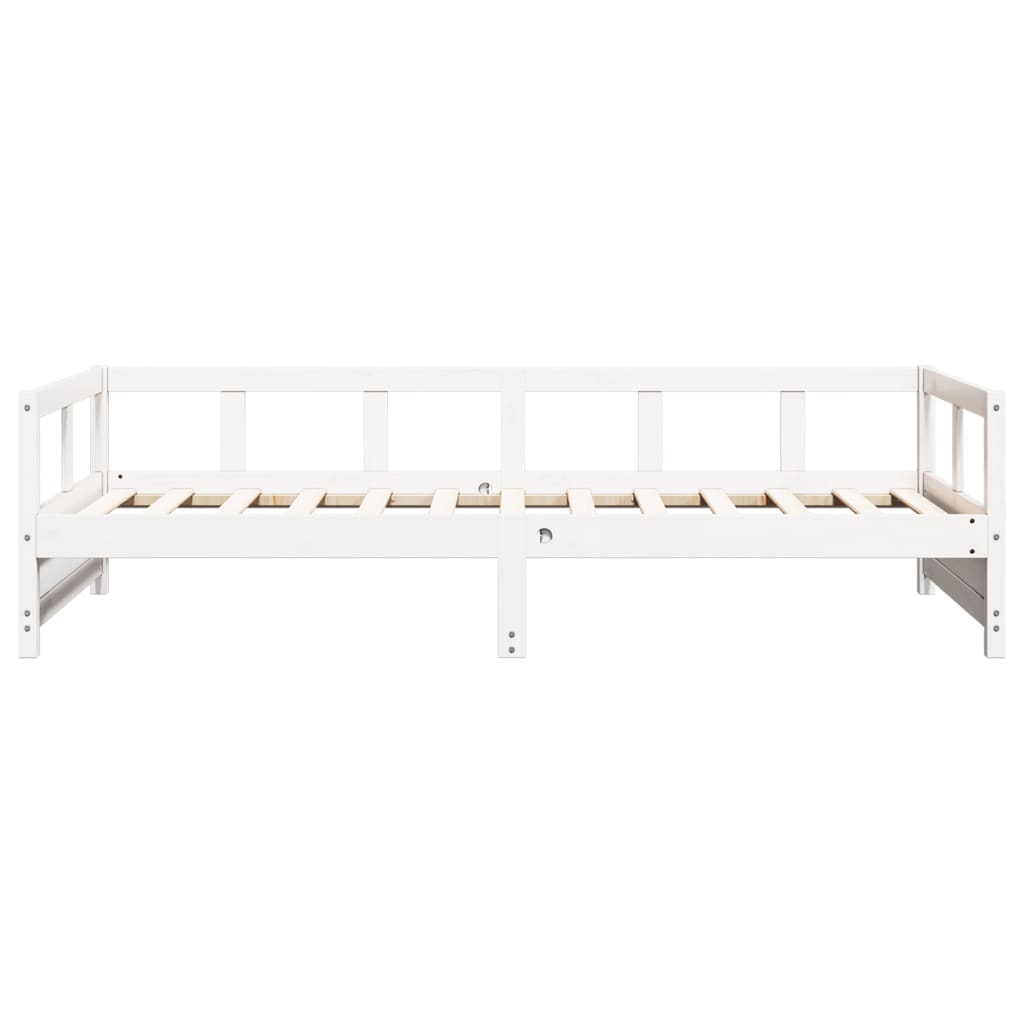 Dagseng uten madrass hvit 90x190 cm heltre furu