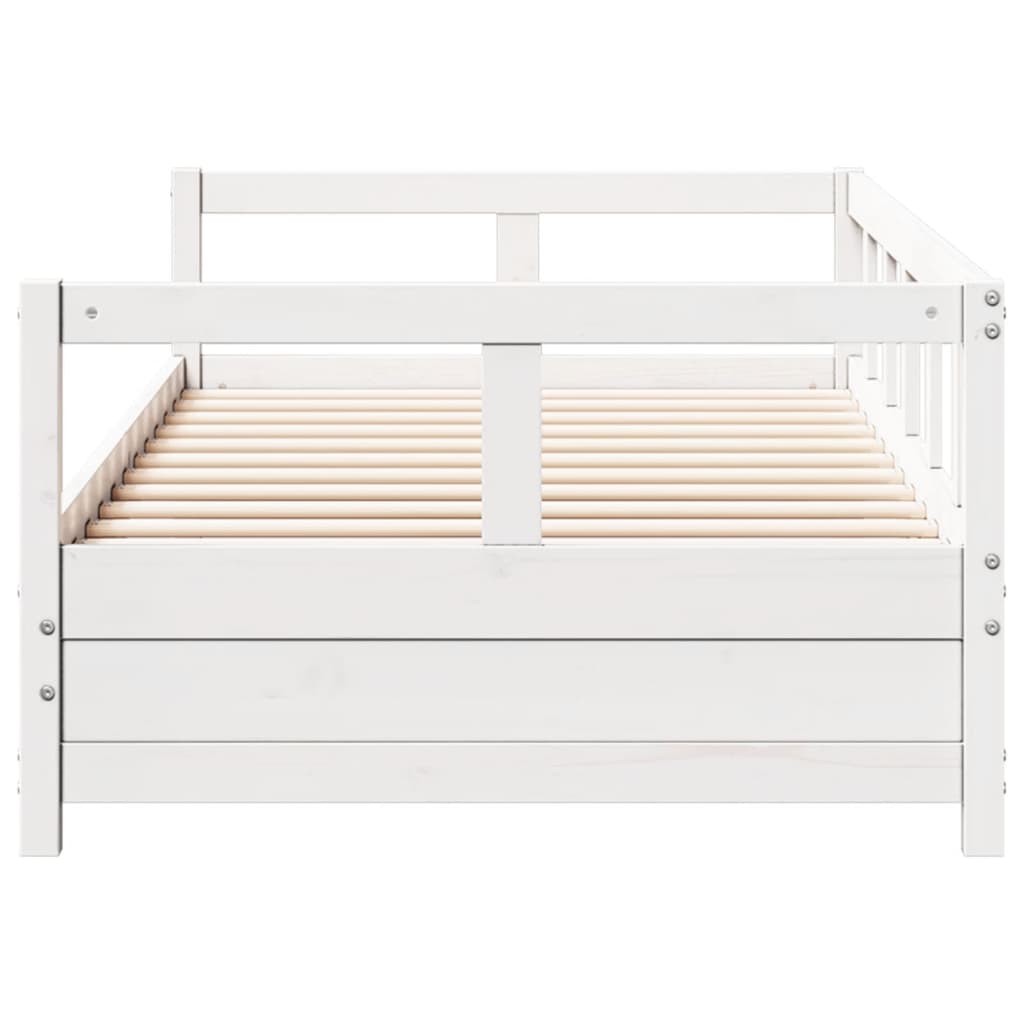 Dagseng uten madrass hvit 90x190 cm heltre furu