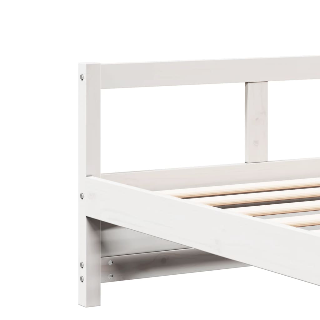 Dagseng uten madrass hvit 90x190 cm heltre furu