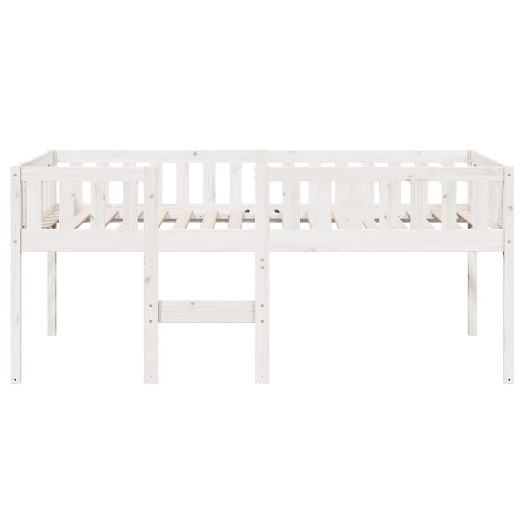 Barneseng uten madrass hvit 90x190 cm heltre furu