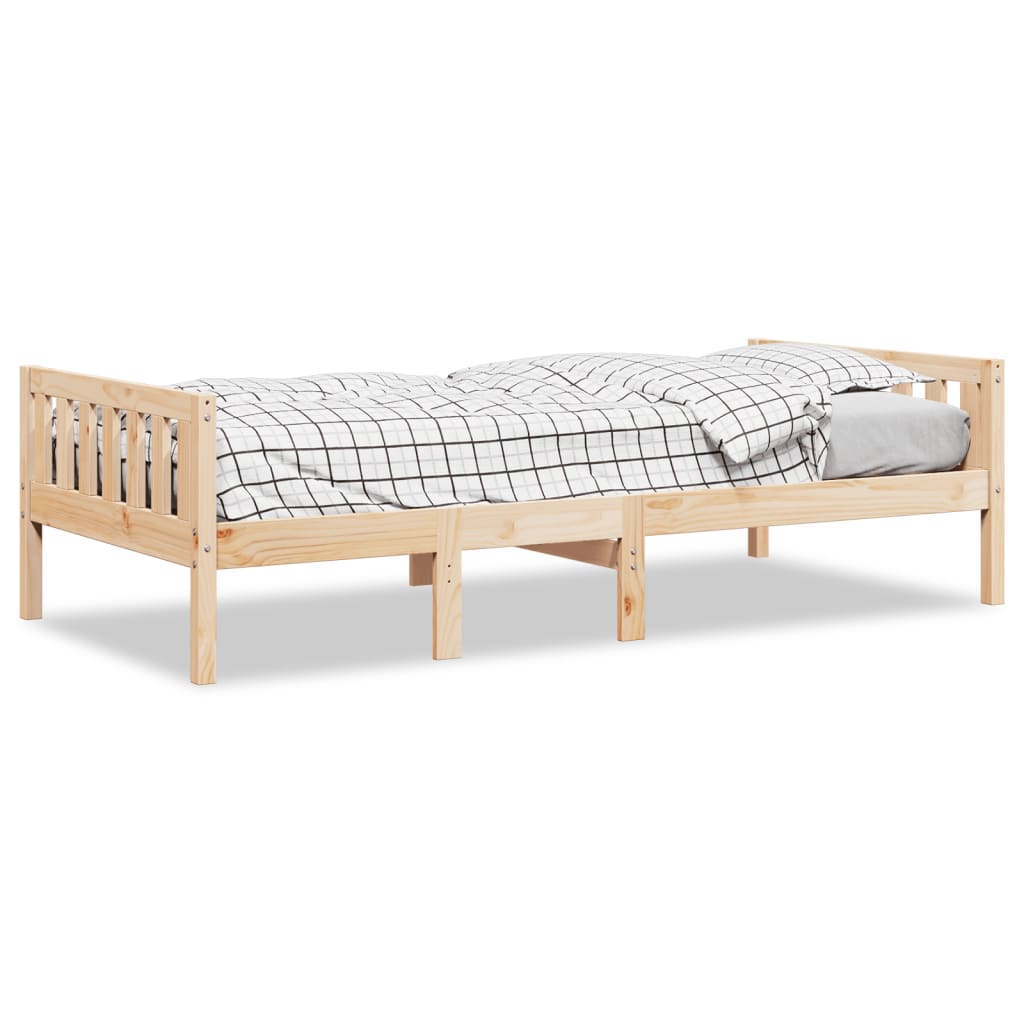 Barneseng uten madrass 80x200 cm heltre furu