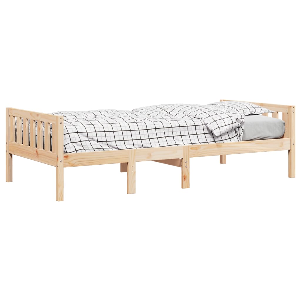 Barneseng uten madrass 90x200 cm heltre furu