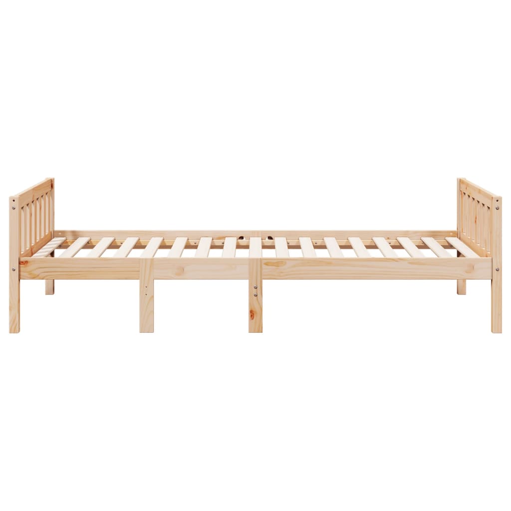Barneseng uten madrass 75x190 cm heltre furu