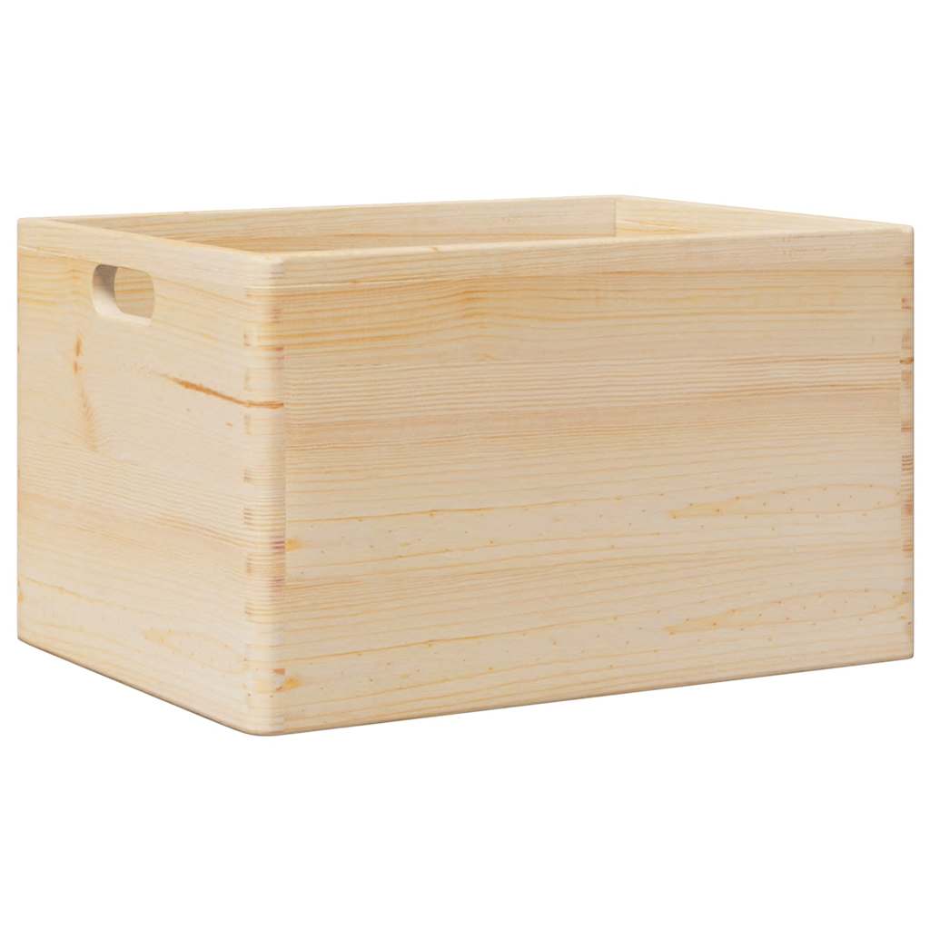 Trekasse med håndtak 40x30x23 cm heltre furu