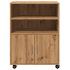 Rulleskap artisan eik 60x48x81 cm konstruert tre