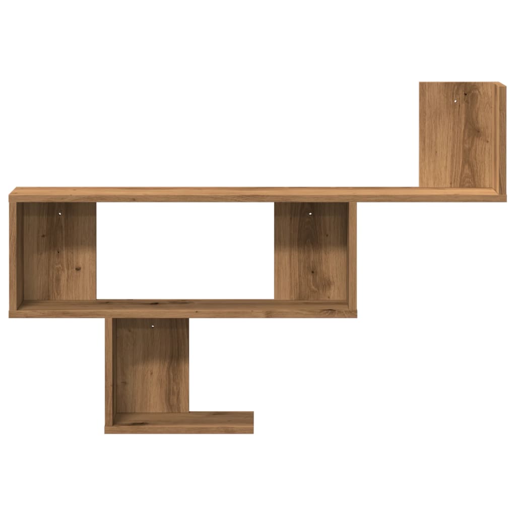 Vegghylle artisan eik 100x15x70 cm konstruert tre