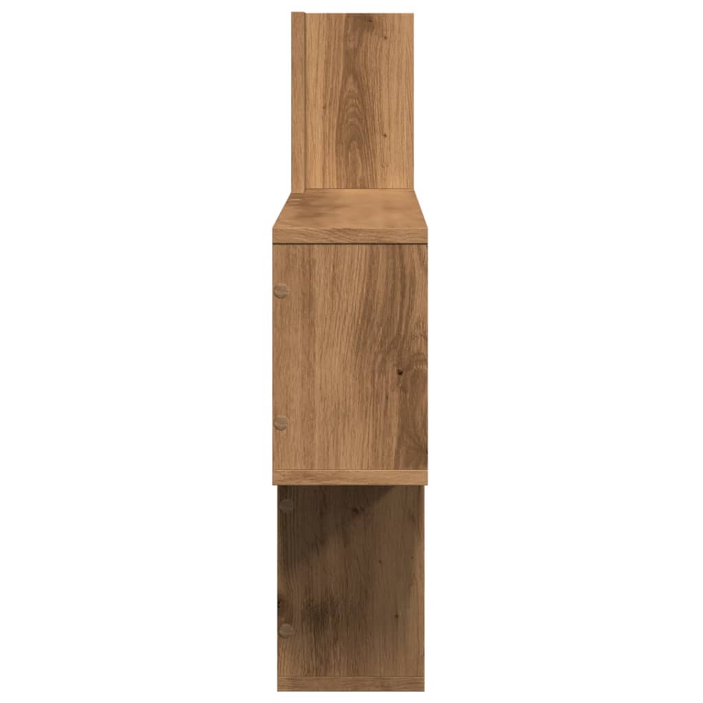 Vegghylle artisan eik 100x15x70 cm konstruert tre