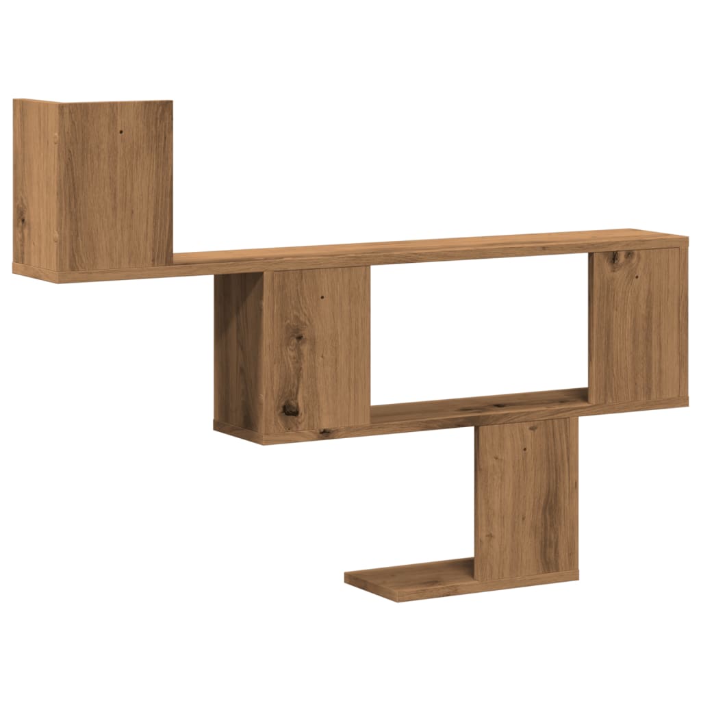 Vegghylle artisan eik 100x15x70 cm konstruert tre