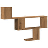 Vegghylle artisan eik 100x15x70 cm konstruert tre