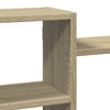 Vegghylle sonoma eik 129x18x42 cm konstruert tre