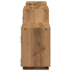 Vegghylle artisan eik 129x18x42 cm konstruert tre
