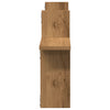 Vegghyller 2 stk artisan eik 38x12x38 cm konstruert tre