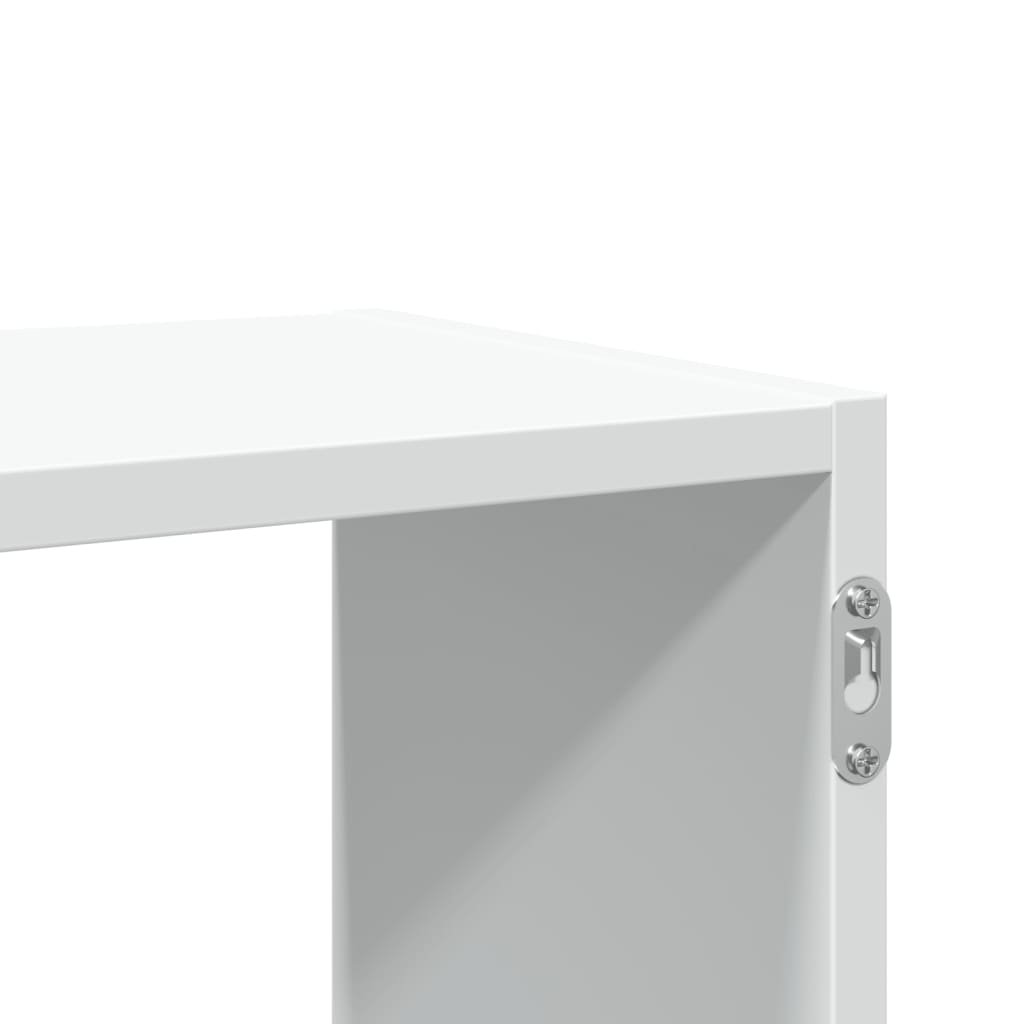 Vegghylle hvit 100x25x50 cm konstruert tre vidaXL