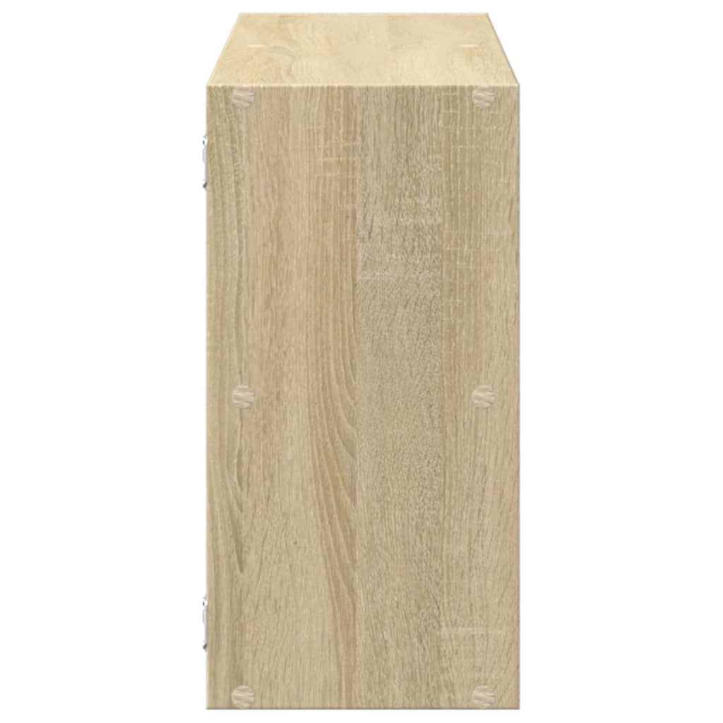 Vegghylle sonoma eik 100x25x50 cm konstruert tre