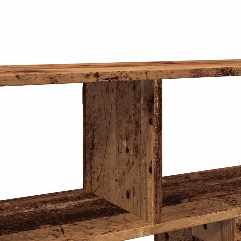 Vegghylle gammelt tre 100x25x50 cm konstruert tre