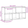 Vegghylle artisan eik 100x25x50 cm konstruert tre