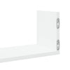 Vegghyller 3 stk hvit 80x18x18 cm konstruert tre