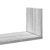 Vegghyller 3 stk grå sonoma 80x18x18 cm konstruert tre