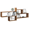Vegghylle gammelt tre 167,5x18x68 cm konstruert tre