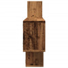 Vegghylle gammelt tre 167,5x18x68 cm konstruert tre