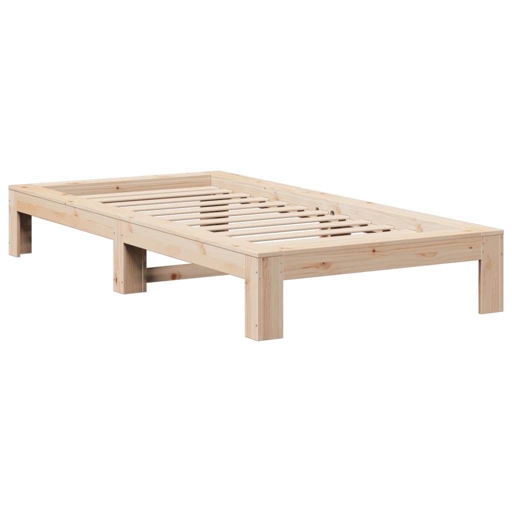 Sengeramme uten madrass 75x190 cm heltre furu