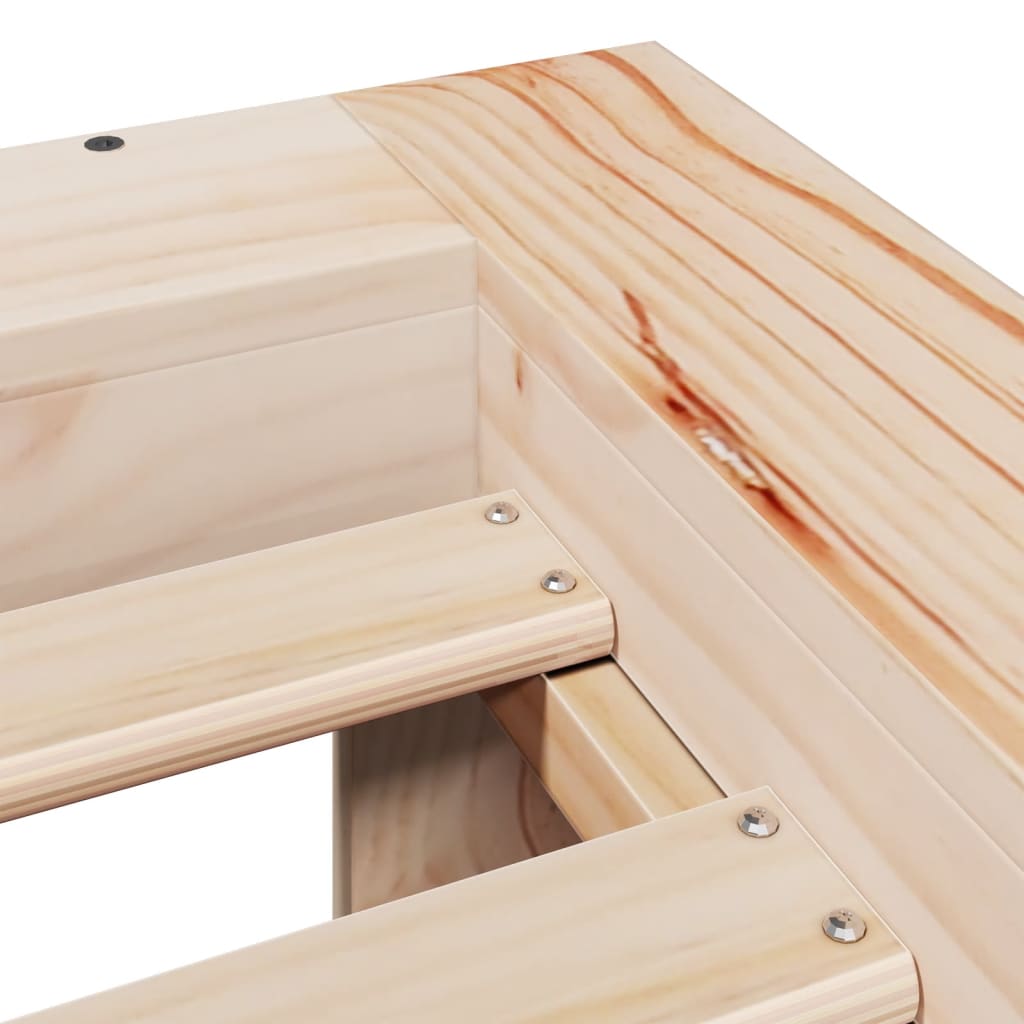 Sengeramme uten madrass 75x190 cm heltre furu
