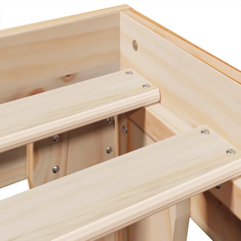 Sengeramme uten madrass 140x190 cm heltre furu