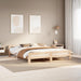 Sengeramme med madrass 200x200 cm heltre furu