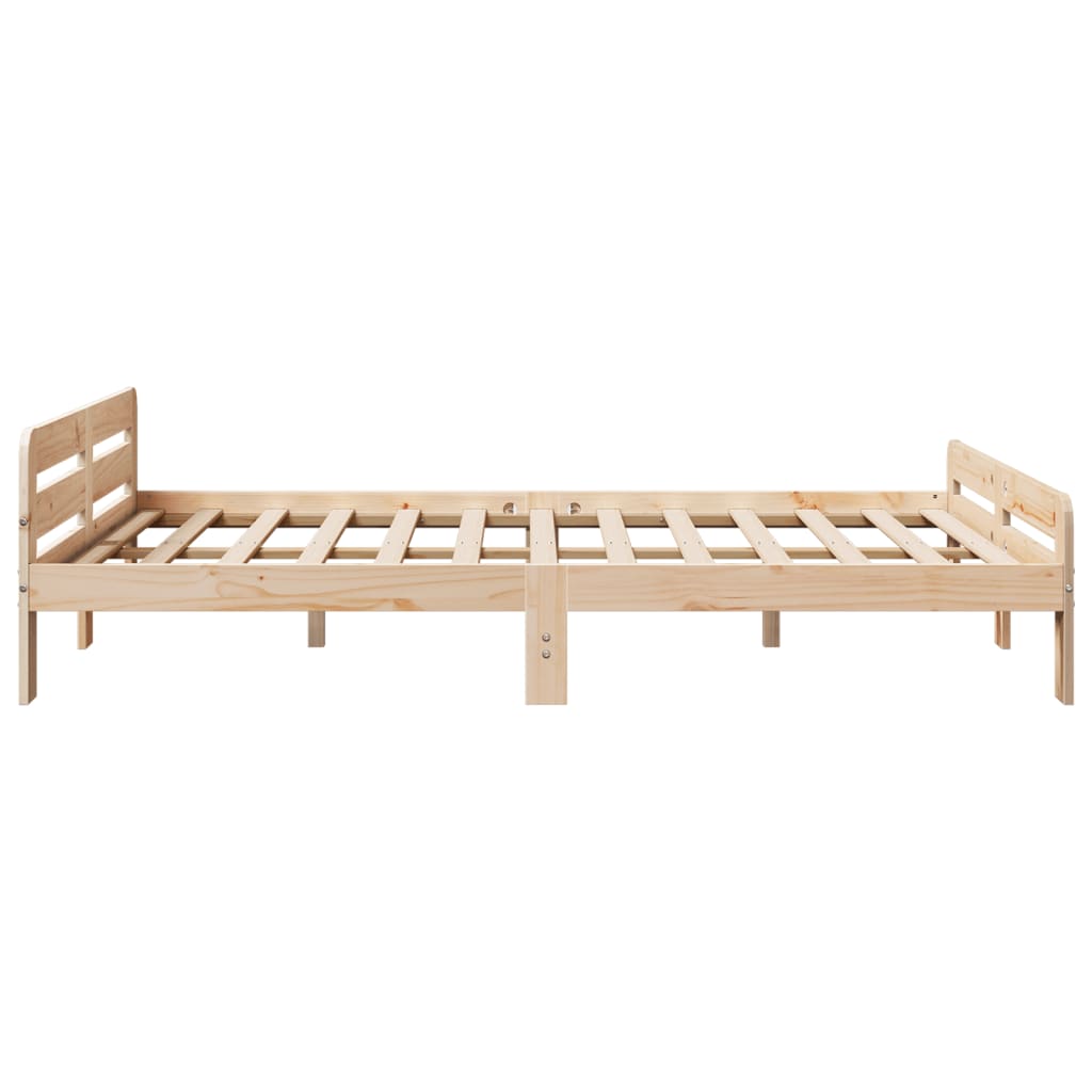 Sengeramme uten madrass 150x200 cm heltre furu